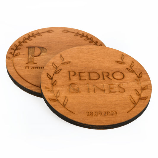 Base P/Copos (madeira,acrílico)